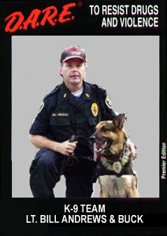 K-9 Team: LT. Bill Andrews & Buck (K9)